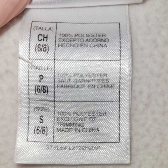 Disney Minnie Mouse Full Zip Fleece Pink White Small/Medium - Picture 10 of 10